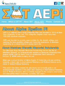 4) About AEPi